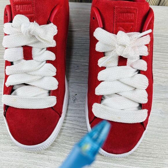 Puma Suede Classic Tones Lace Up  Mens Red Sneakers Casual Shoes 38955002 Sz: 9 - Picture 16 of 16